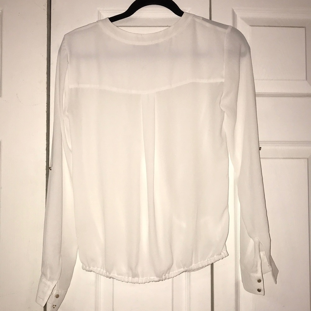 RO&DE from NORDSTROM RACK white blouse - Picture 3 of 3